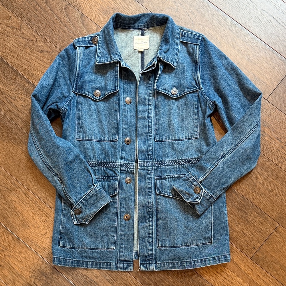 Anthropologie Unpublished Morgan Military Inspired Jacket Size Small C4-123